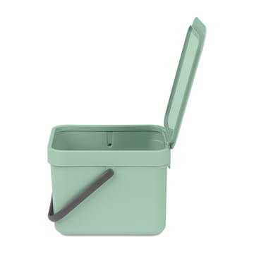 Sort & Go waste bin 6 l. - Jade green - Brabantia