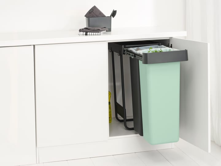 Sort&Go Built-in Bins, 2x30 L - Dark grey - Brabantia