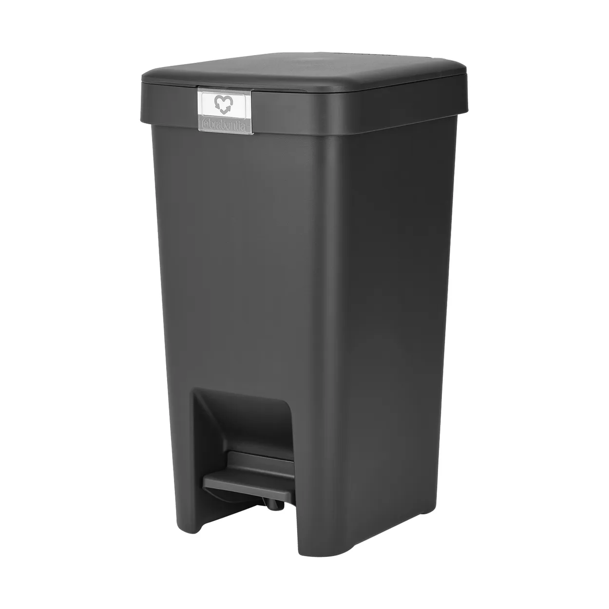 Brabantia StepUp pedal bin 10 L Dark grey | Scandinavian Design | Pedal bins | Grey