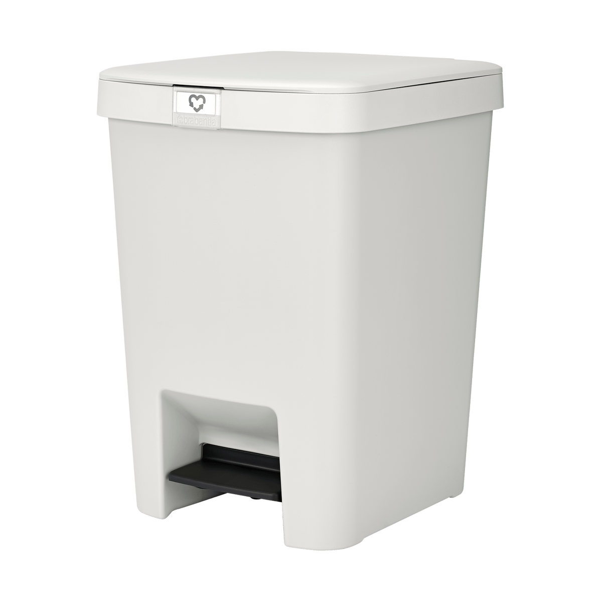 Brabantia StepUp pedal bin 25 L Light grey | Scandinavian Design | Pedal bins | Grey