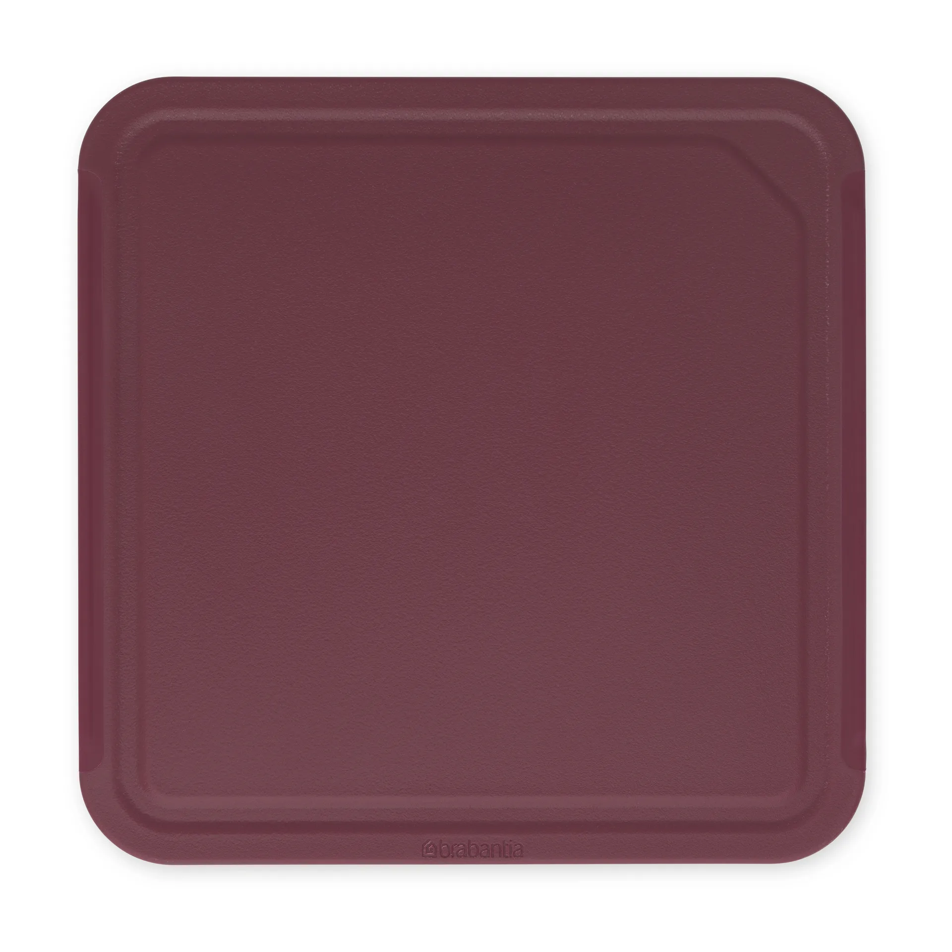 TASTY+ cutting board medium 25x25 cm, Aubergine red Brabantia