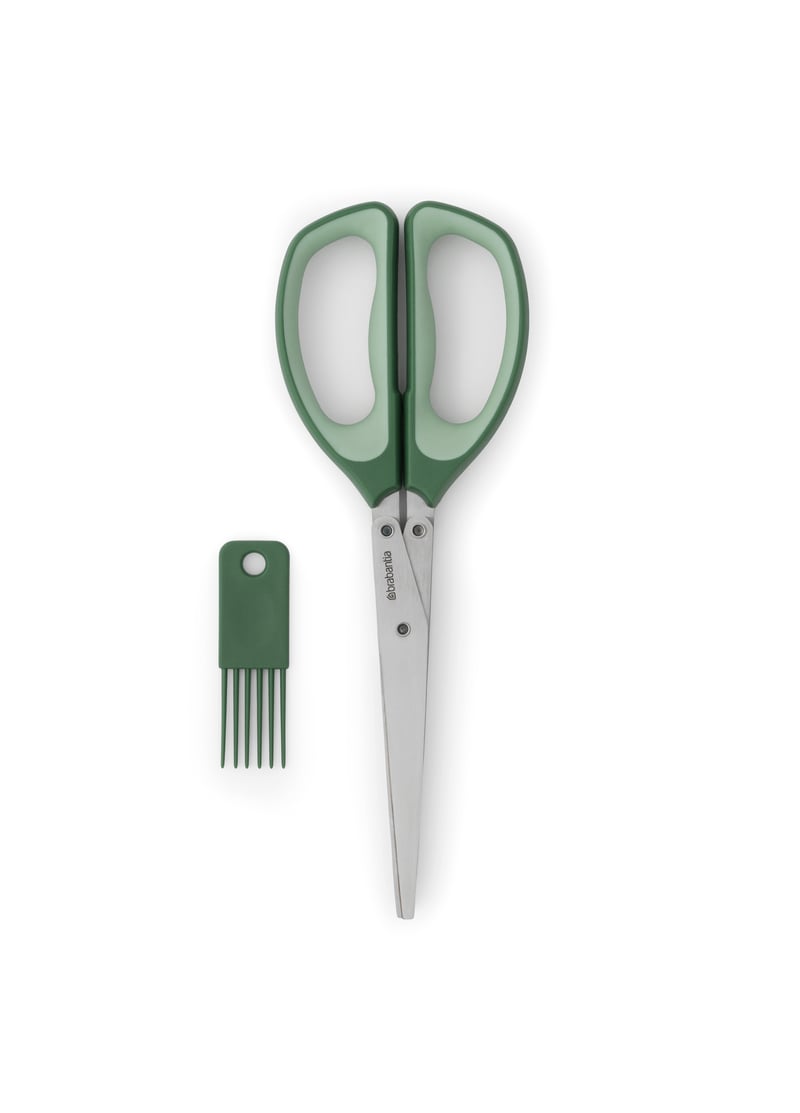 Brabantia Tasty herb scissors with cleaning comb Green