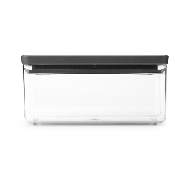 Brabantia TASTY+ stackable container 1.5 liters Dark grey