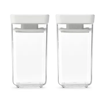 TASTY+ stackable container 2 pieces 0.15 L - Light grey - Brabantia