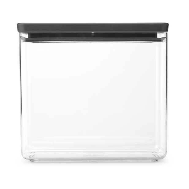 Brabantia TASTY+ stackable container 3.5 liters Dark grey