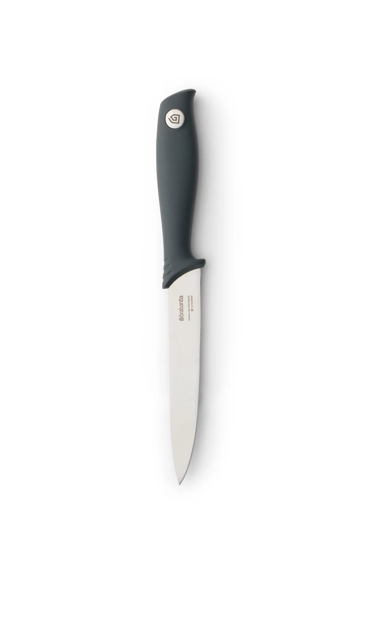 Brabantia Tasty Vegetable knife 32,8 cm | Scandinavian Design | Table cutlery | Grey