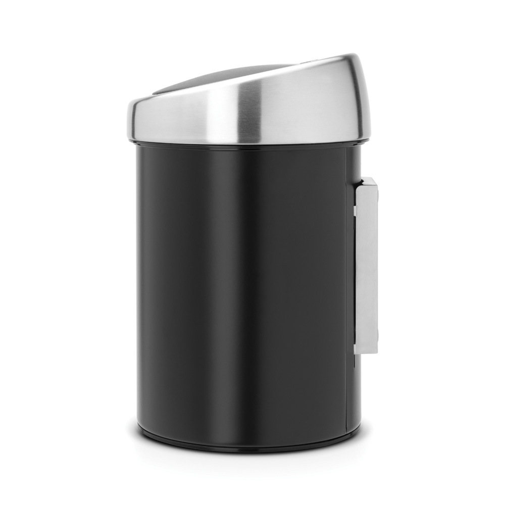 Brabantia Touch Bin (for wall) plastic inner bucket 3 L Black
