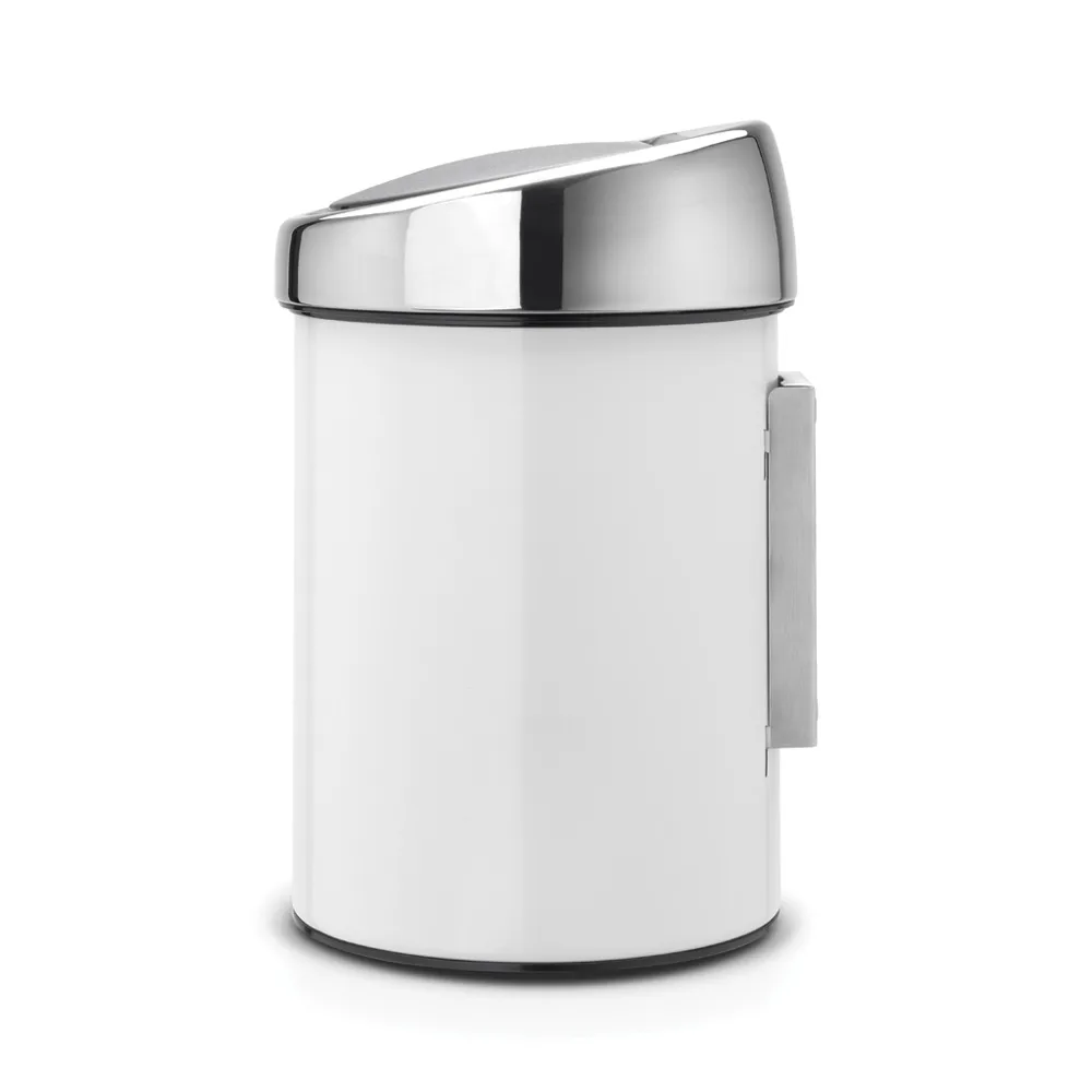 Brabantia Touch Bin (for wall) plastic inner bucket 3 L White