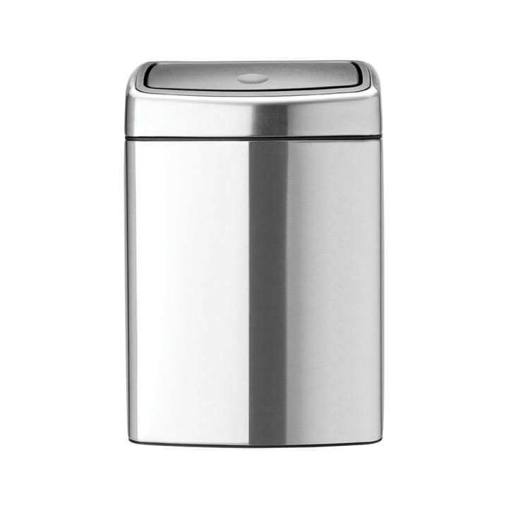 Touch Bin rectangular plastic inner bucket 10 L - Brushed steel - Brabantia