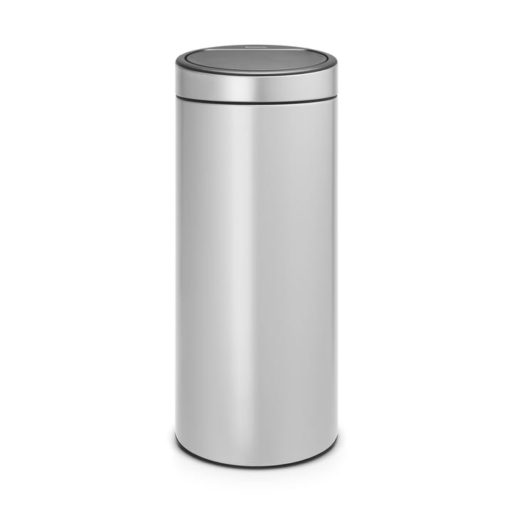 Touch Bin waste bin 30 liters, metallic grey Brabantia
