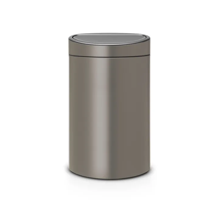Touch Waste Bin recycle with plastic Inner Bucket 10/23 L - Brown - Brabantia
