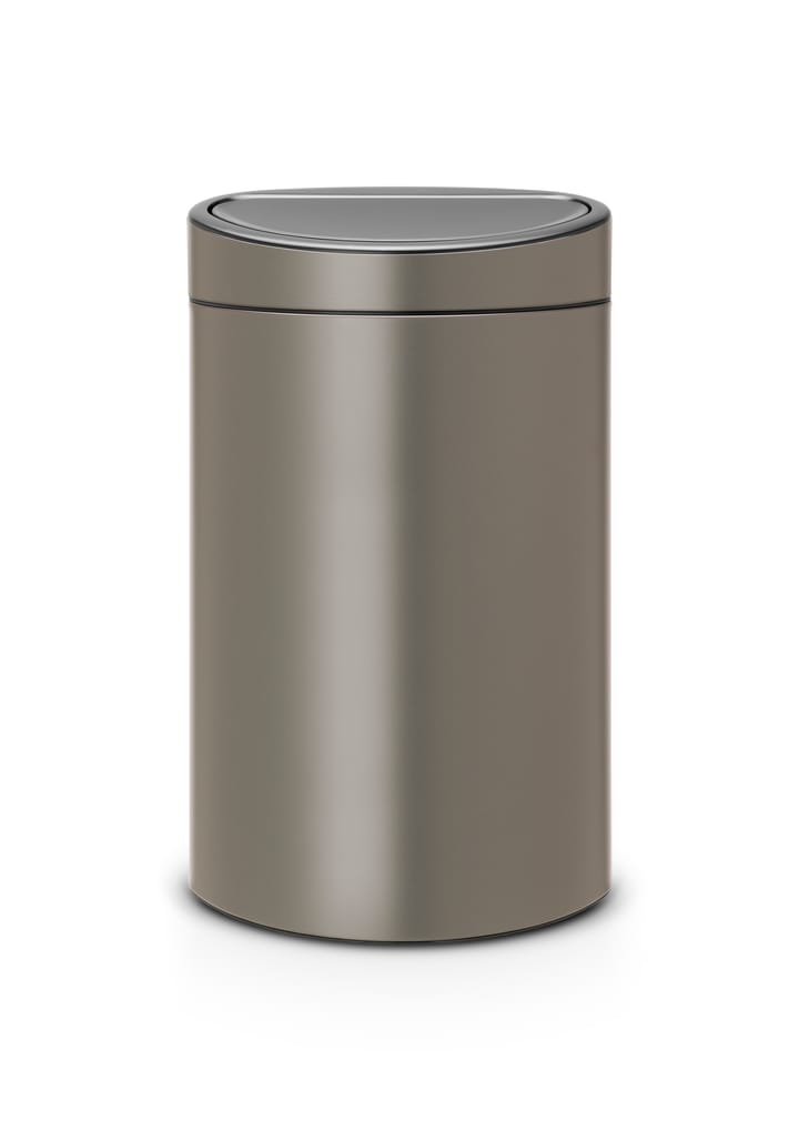 Touch Waste Bin recycle with plastic Inner Bucket 10/23 L - Brown - Brabantia