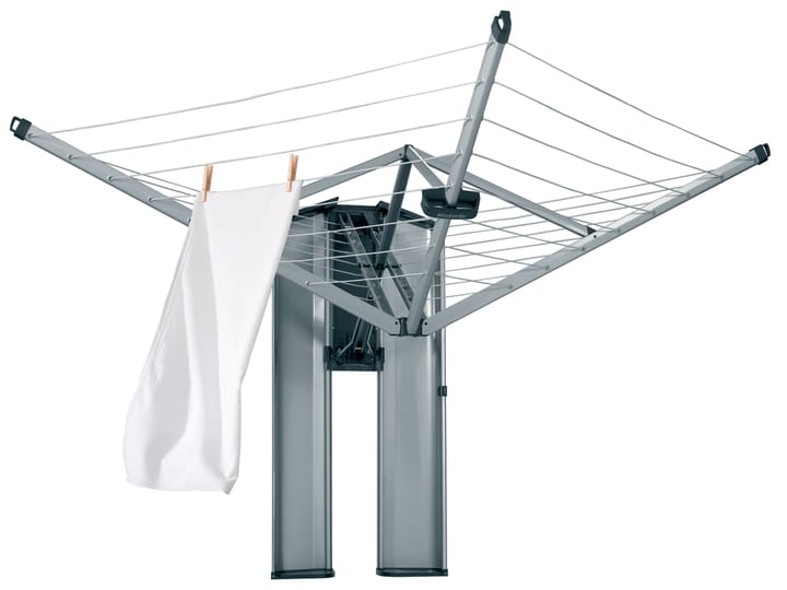 WallFix clothesline 24 m with protective box, Gray Brabantia