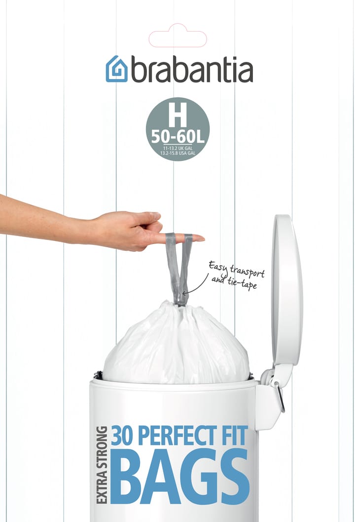 Waste Bags H 10 bags/roll - 50-60 L - Brabantia