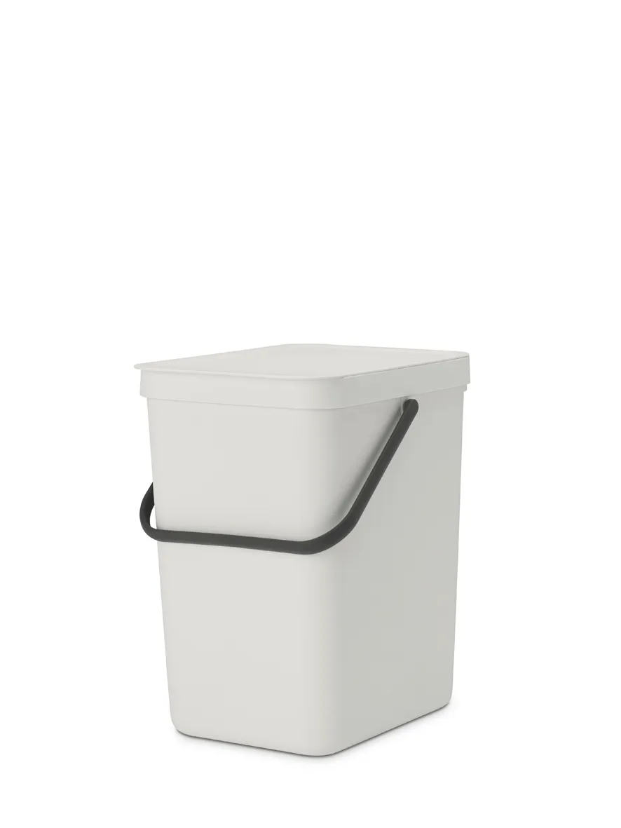 Waste Bin Sort & Go 25L, Light gray Brabantia
