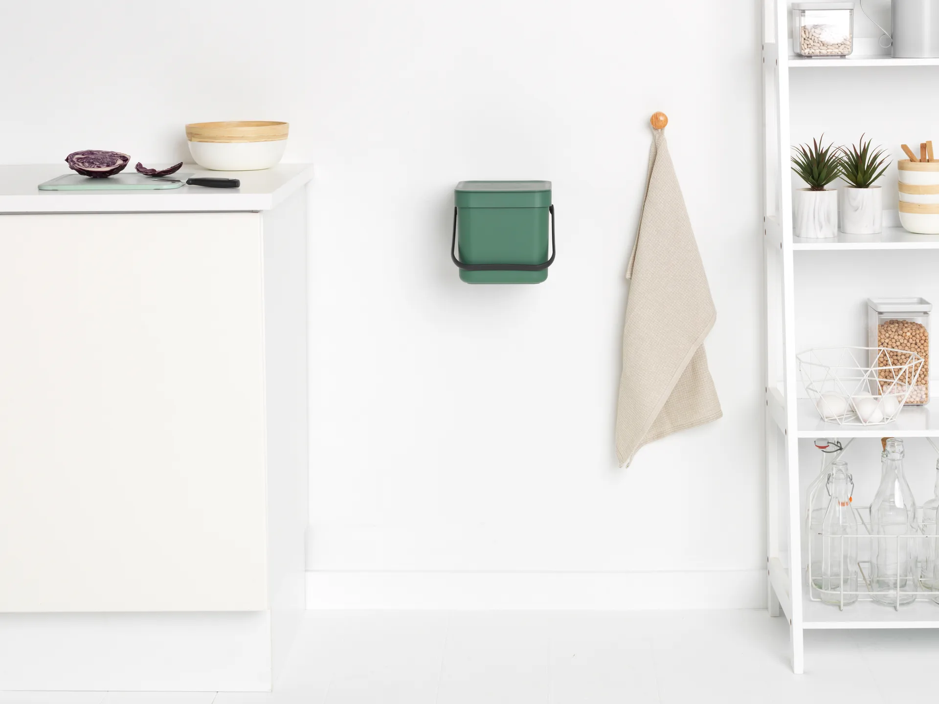 Waste bin Sort & Go 6 L, Fir Green Brabantia