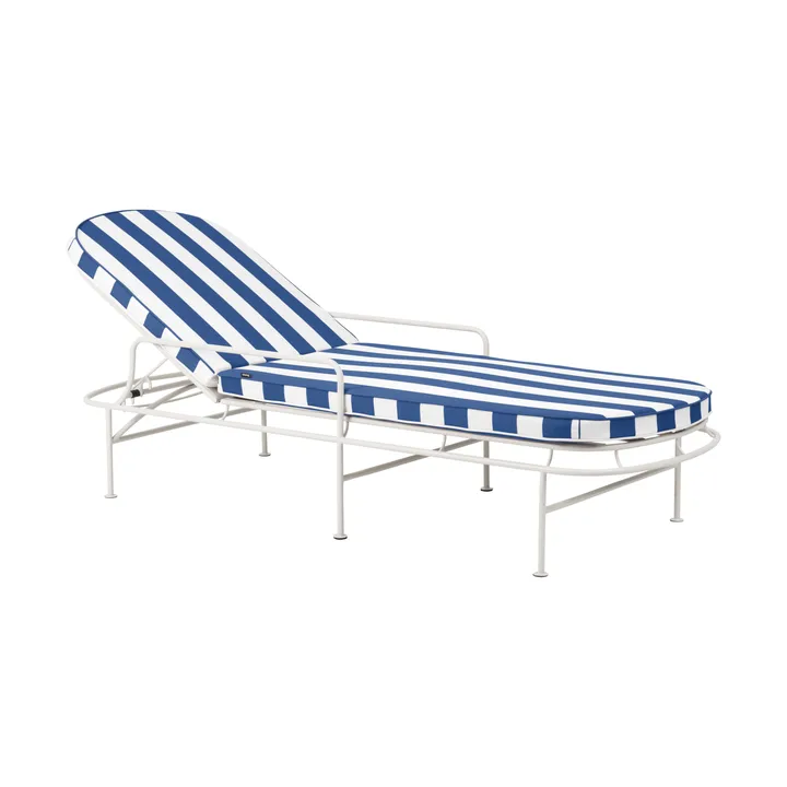 Arts daybed 196x96 cm - Soft White-blue stripes - Brafab