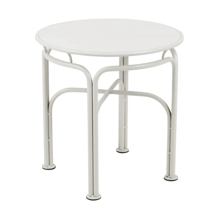 Arts side table Ø46 cm - Soft white - Brafab