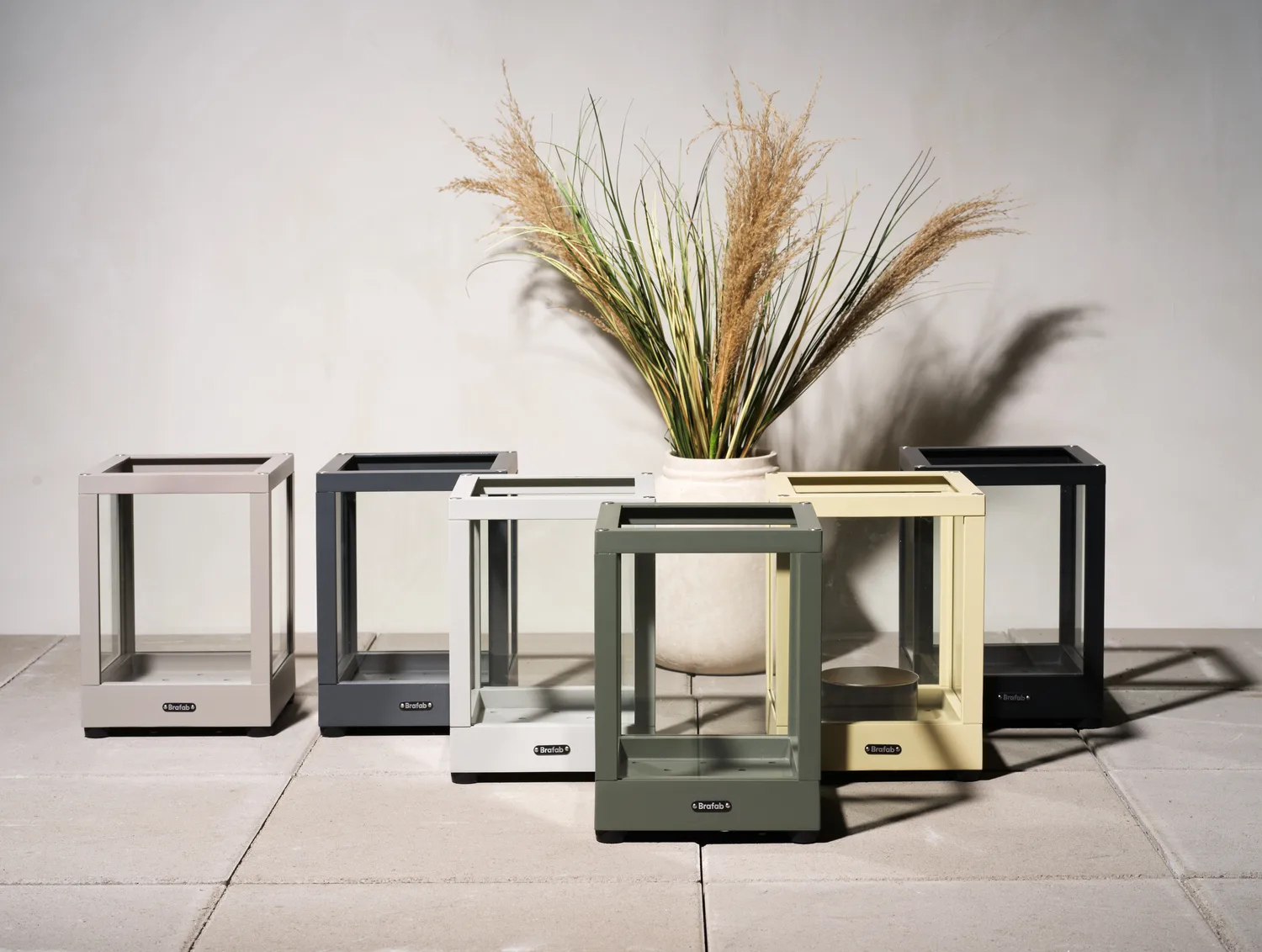 Belfort lantern, Khaki, 28 cm Brafab