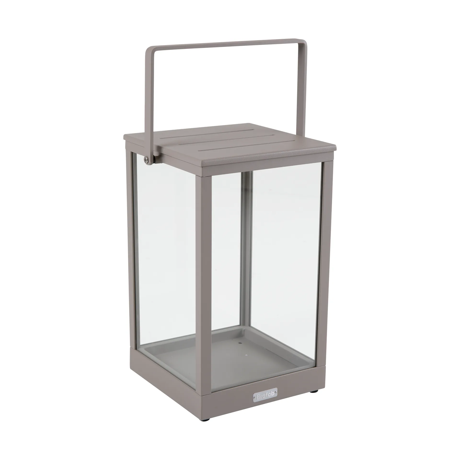 Belfort lantern, Khaki H43 cm Brafab