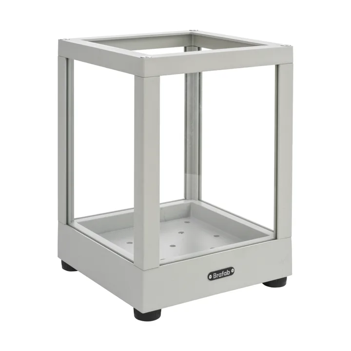 Belfort lantern - Light grey, 28 cm - Brafab