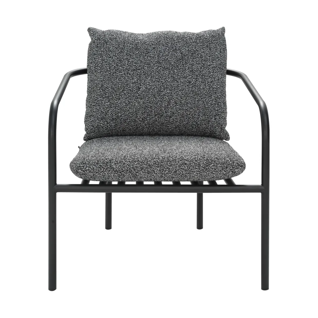 Bendt armchair, Black-teddy ant Brafab