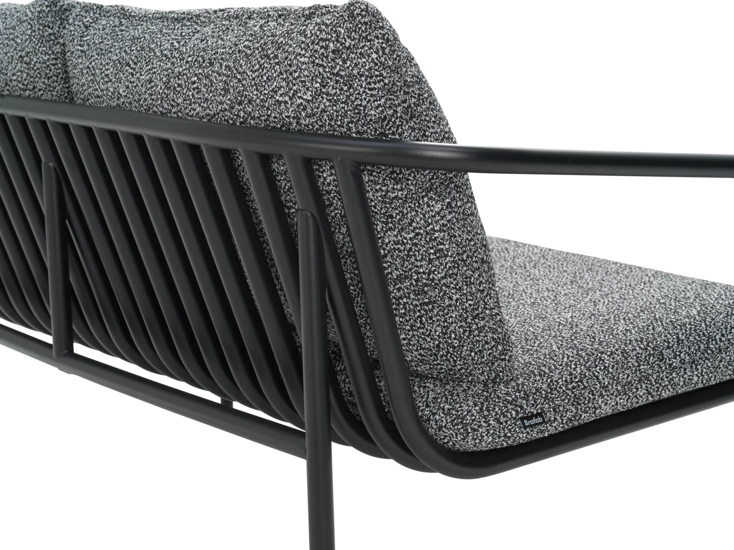 Bendt sofa, Black-teddy ant Brafab