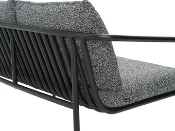 Bendt sofa - Black-teddy ant - Brafab