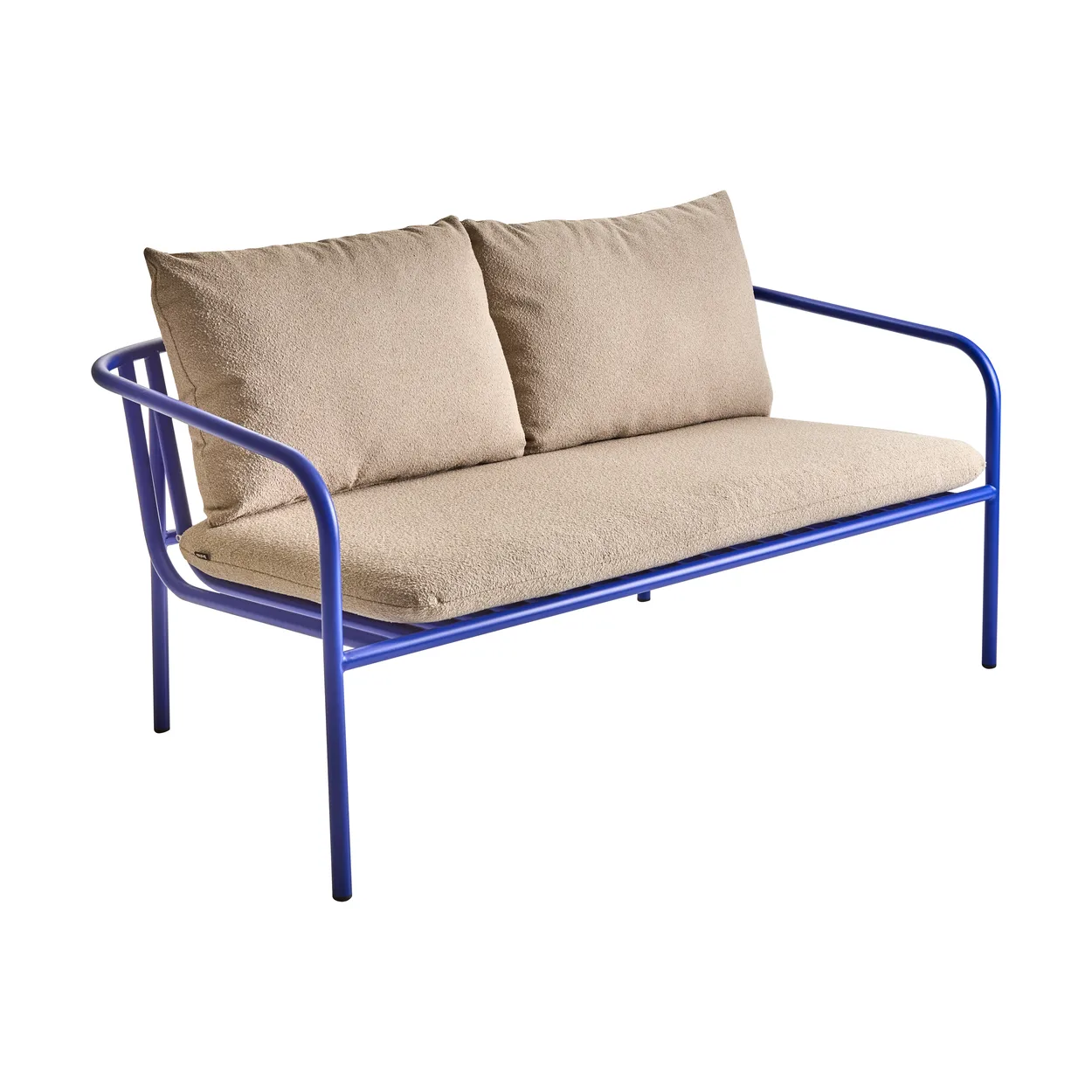 Brafab Bendt sofa Teddy beige-indigo blue | Scandinavian Design | Blue