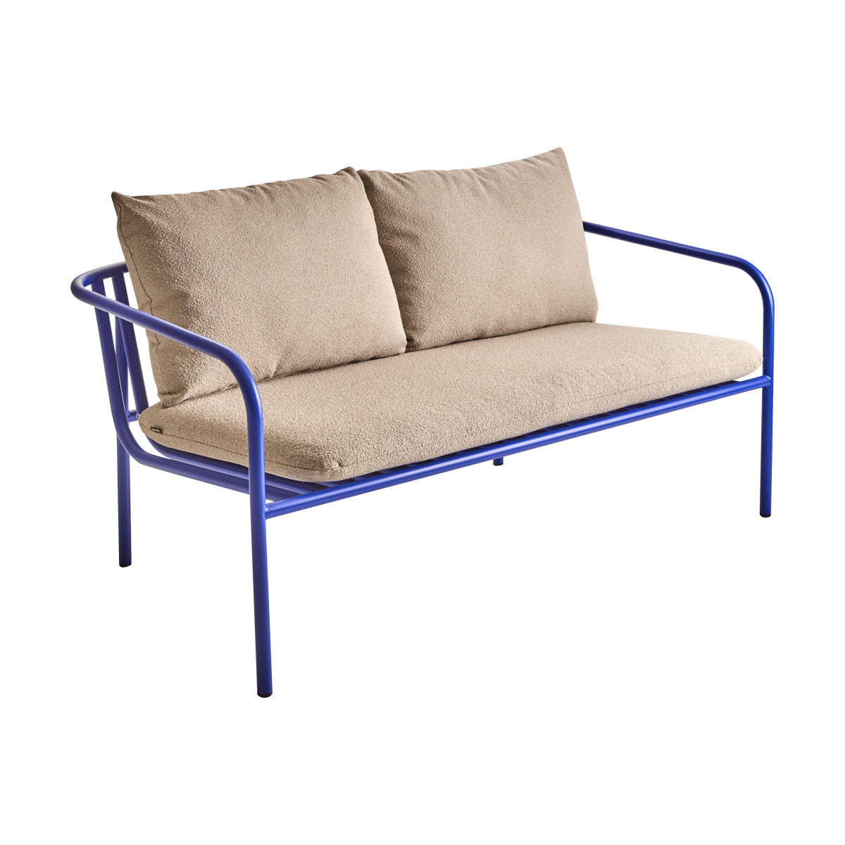 Brafab Bendt sofa Teddy beige-indigo blue | Scandinavian Design | Blue