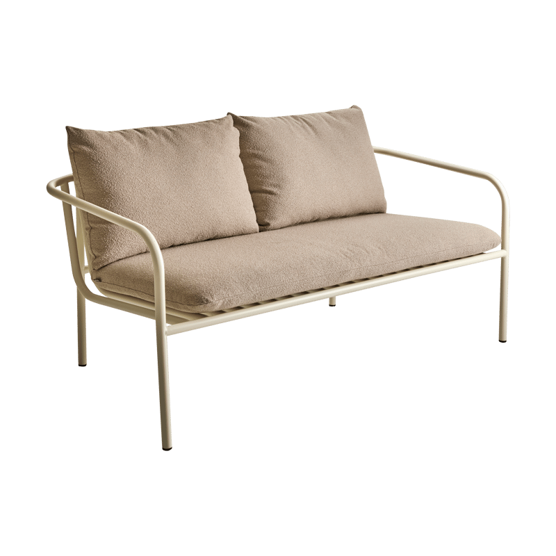 Brafab Bendt sofa Teddy beige-pearl white