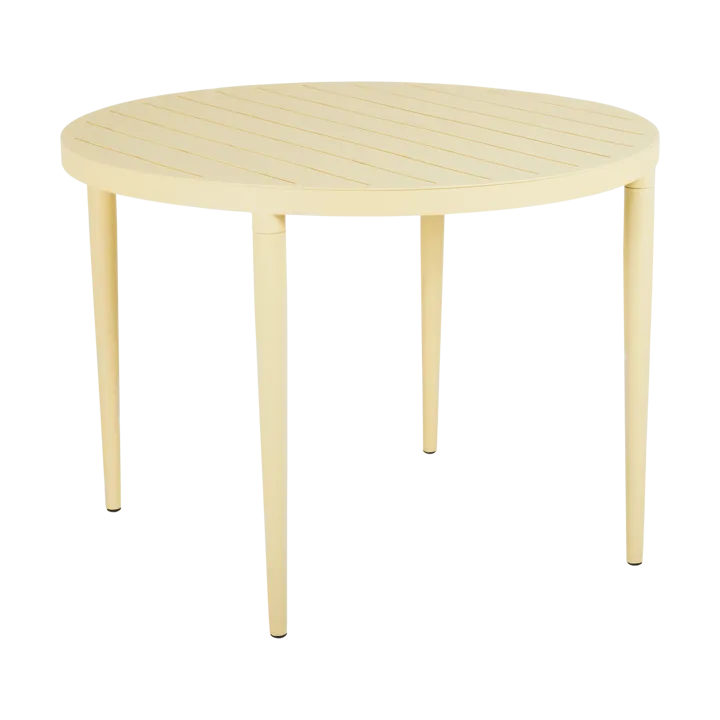 Bigby dining table - Lemon, Ø100 cm - Brafab