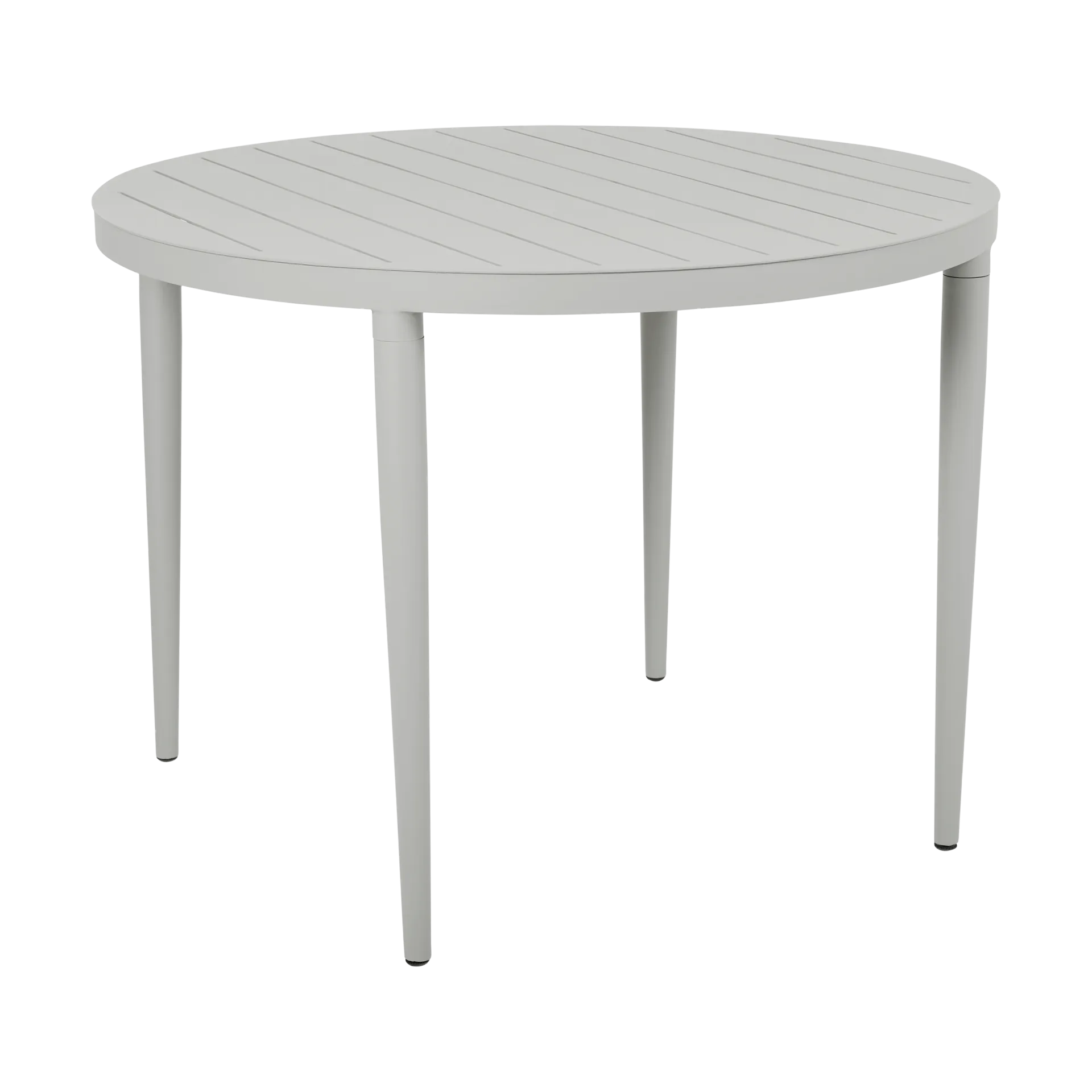 Bigby dining table, Light grey, Ø100 cm Brafab