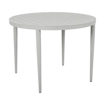 Bigby dining table - Light grey, Ø100 cm - Brafab