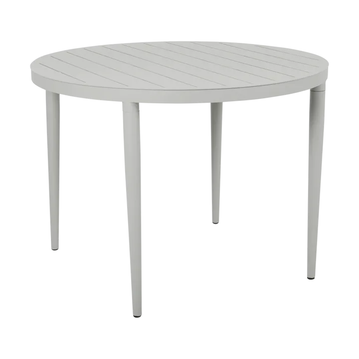 Bigby dining table - Light grey, Ø100 cm - Brafab