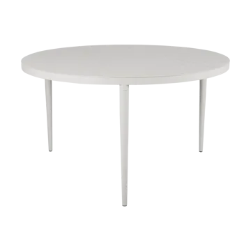 Bigby dining table - Light grey Ø130 cm - Brafab