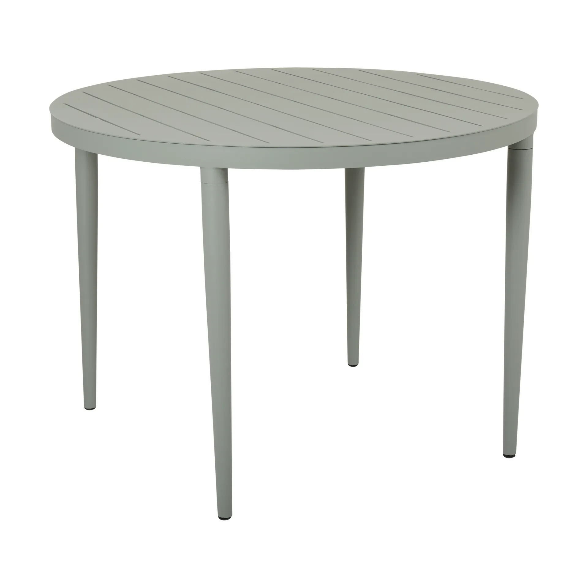 Bigby dining table round, Dusty green Ø100 cm Brafab