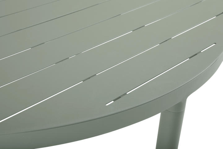 Bigby dining table round, Dusty green Ø100 cm Brafab