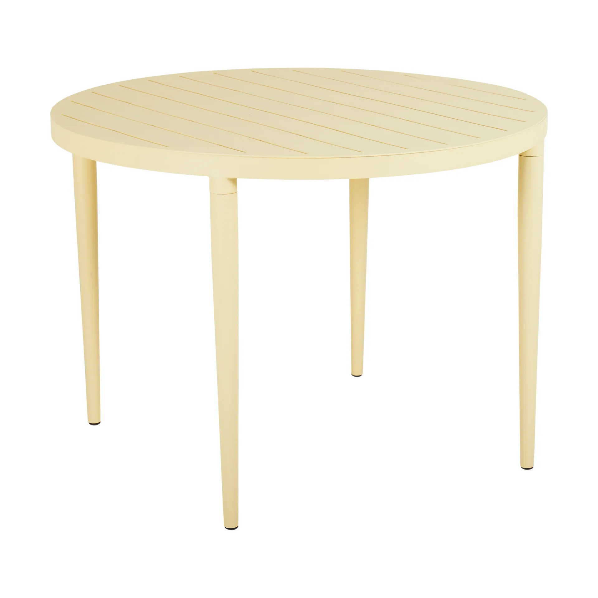 Bigby dining table round, Lemon Ø100 cm Brafab