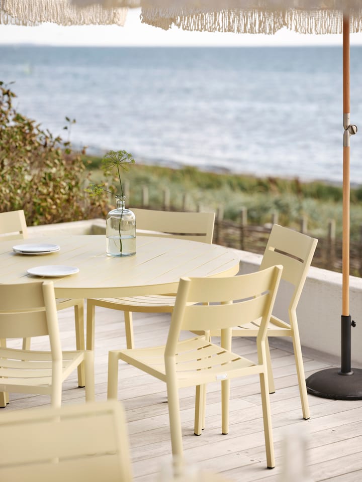 Bigby dining table round, Lemon Ø100 cm Brafab