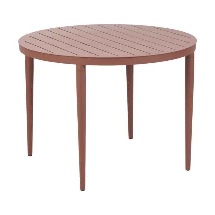Bigby dining table - Zin Red, Ø100 cm - Brafab