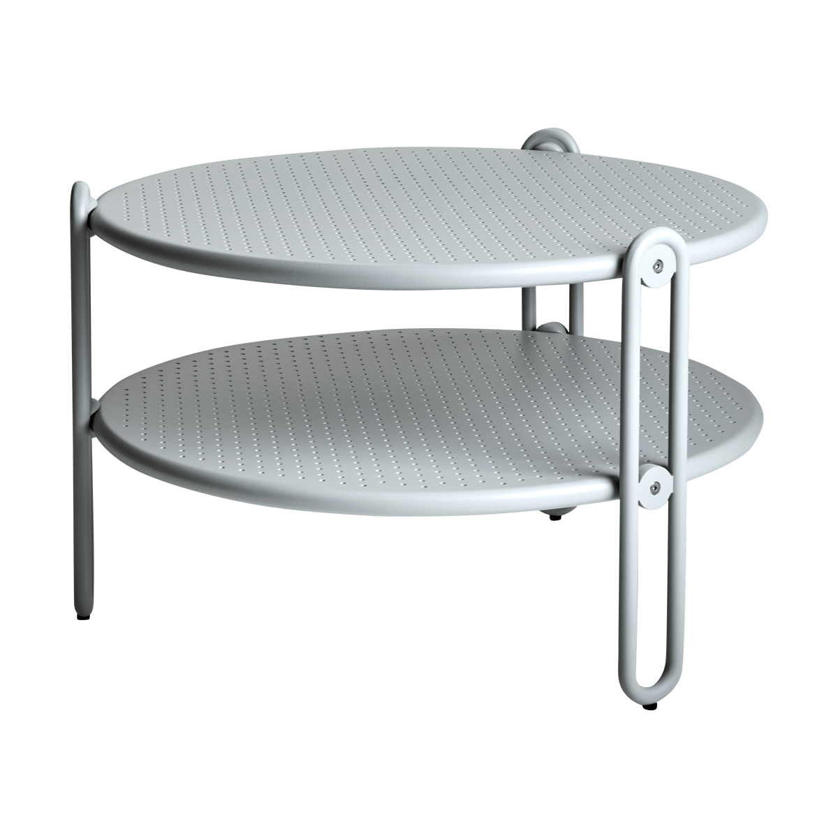Brafab Blixt coffee table Light grey o65 cm | Scandinavian Design | Garden tables | Grey