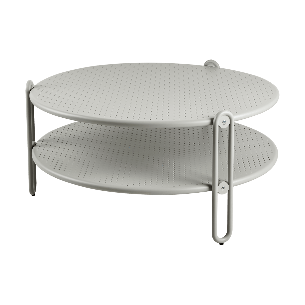 Brafab Blixt coffee table Light grey o85 cm | Scandinavian Design | Garden tables | Grey