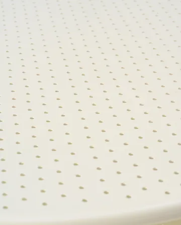 Blixt coffee table - Pearl white, Ø85 cm - Brafab