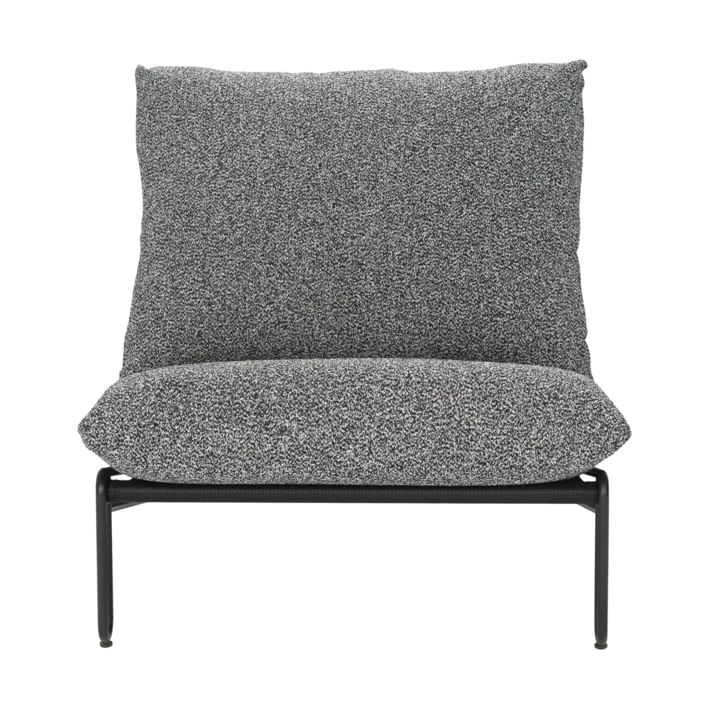 Blixt lounge armchair, Black-teddy ant Brafab