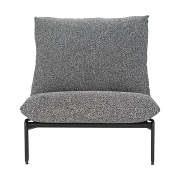 Blixt lounge armchair - Black-teddy ant - Brafab