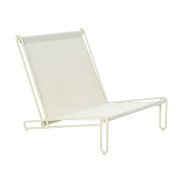 Blixt lounge armchair - Pearl white-teddy orange - Brafab