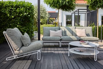 Blixt lounge chair - Black-clay beige - Brafab