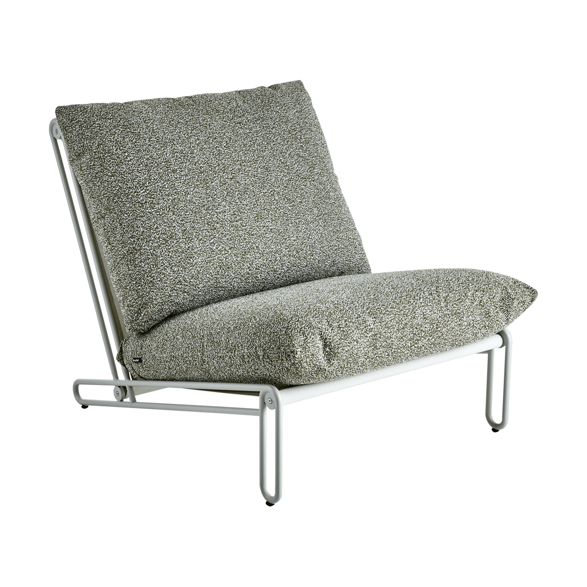 Brafab Blixt lounge chair Light grey-teddy verde | Scandinavian Design | Grey