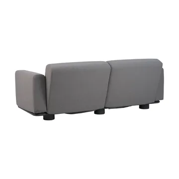 Bolster sofa - Anthracite-teddy grey, 2.5-seater - Brafab